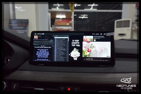 BMW X5 F15 EVO 카카오파츠 에스플레이 안드로이드 올인원 네비매립