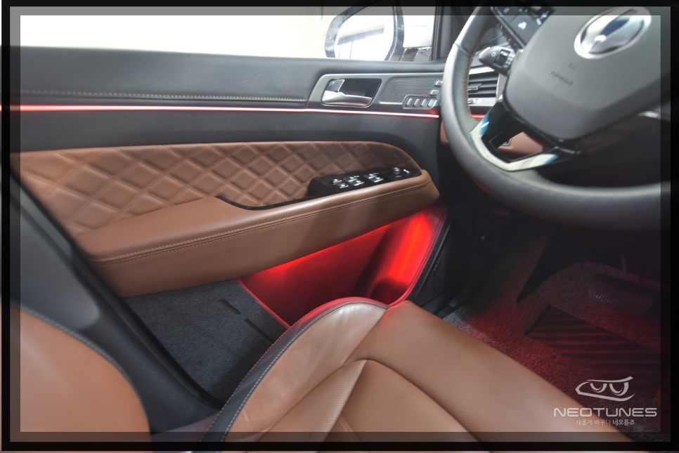 G4 렉스턴 RGB 엠비언트 LED 작업 / 용인 처인구, 이천