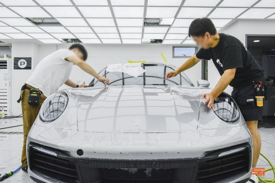 포르쉐 911 카레라 4s, 포르쉐 전문 PPF 시공 필름의 PPF 가격은? / 하남, 강동, 송파