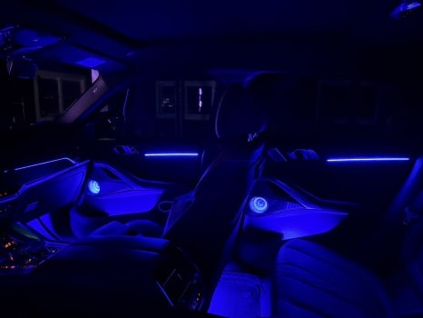 BMW X6 엠비언트 시공과 회오리스피커 광량업까지 / 천안시 동남구