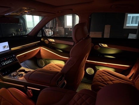 천안 gv80 순정연동 엠비언트 시공으로 한층 더 밝아진 실내 / 천안시 동남구