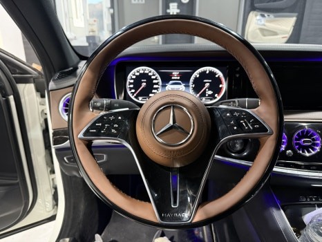 천안 벤츠W222 S500 마이바흐 핸들교체 시공으로 더욱더 완벽함을 더하다! / 천안시 동남구