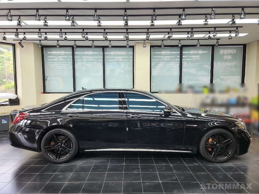 대구.경북 / 대구랩핑 벤츠 S63 AMG 크롬죽이기 블랙팩 무광 블랙로즈 풀랩 / 대구 북구 연경동 / 대구