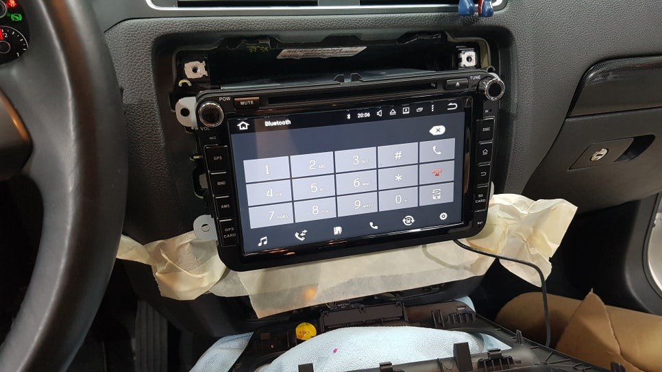 오빠차 폭스바겐 제타 클라이드 코리아 안드로이드 올인원 8인치 장착