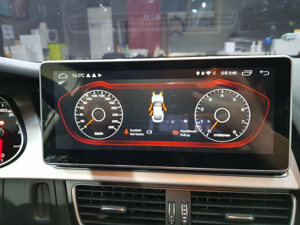 부산 10.25인치 안드로이드 모니터 교체 했어요