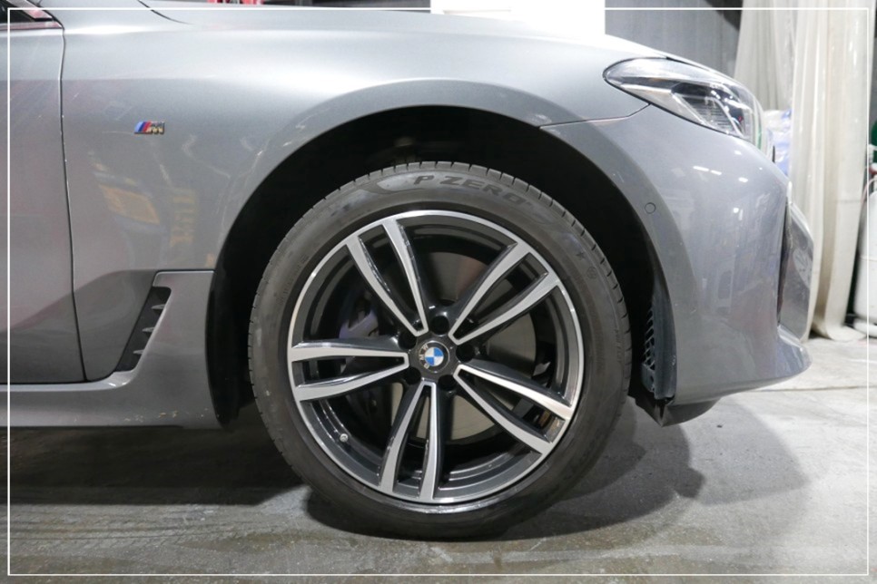 부산, 창원 컷팅 휠복원/도색 전문 업체에서 BMW 6GT 순정휠 수리 / 구로동