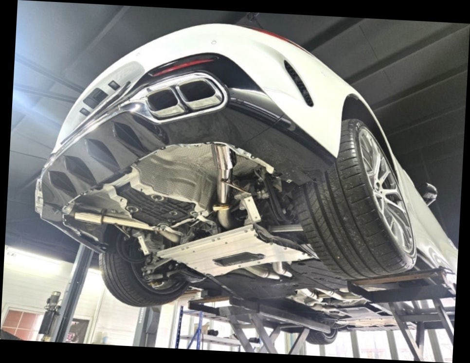 벤츠 SL63 AMG 커스텀 듀얼배기튜닝, 순정의 한계를 넘는 사운드 연출이 가능할까? (오늘의카 수원점) / 구로동