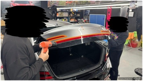[안산랩핑] 제네시스 G80 듀오톤 MEXX GT실버 고광택 잘하는 곳 / 경기 안산