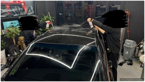[안산랩핑] 제네시스 G80 듀오톤 MEXX GT실버 고광택 잘하는 곳 / 경기 안산