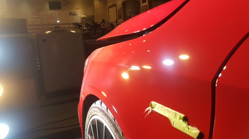 청북광택/벤츠CLA45 AMG 광택,Sio2 90% "백야"유리막코팅