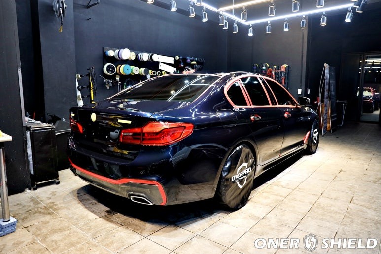 BMW 530i 중고차 구입 후 강남 광택/유리막코팅으로 신차 만들기 | 오너쉴드 서초