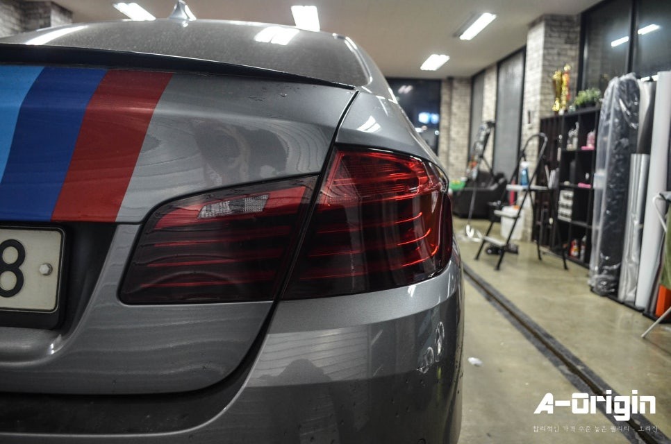경기남부 / [안양랩핑 - 에이오리진] BMW 520D 라이트보호필름 시공 후기 / 안산,시흥,화성 / 시흥.안산