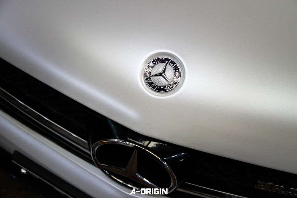 [ 안산랩핑 - 에이오리진 ] 벤츠 cls63 amg 레이즈 사틴펄화이트 전체랩핑 시공후기 / 안산,시흥,화성