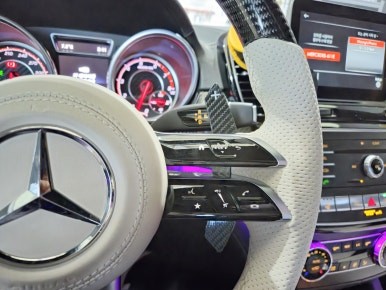 [대구 오디쎄이]벤츠 W166 GLE 쿠페 63amg 신형 핸들 잠자리 핸들