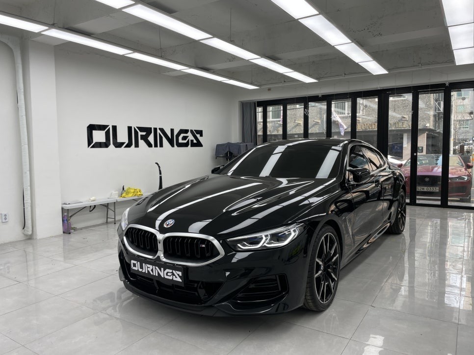 용산 실내PPF 와 크롬죽이기, BMW M850i 아워링스에서 어떻게? / 서초, 강남, 양재