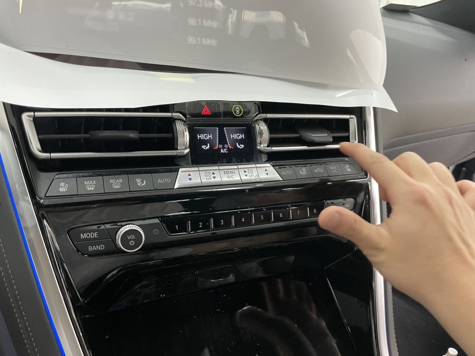 용산 실내PPF 와 크롬죽이기, BMW M850i 아워링스에서 어떻게? / 서초, 강남, 양재