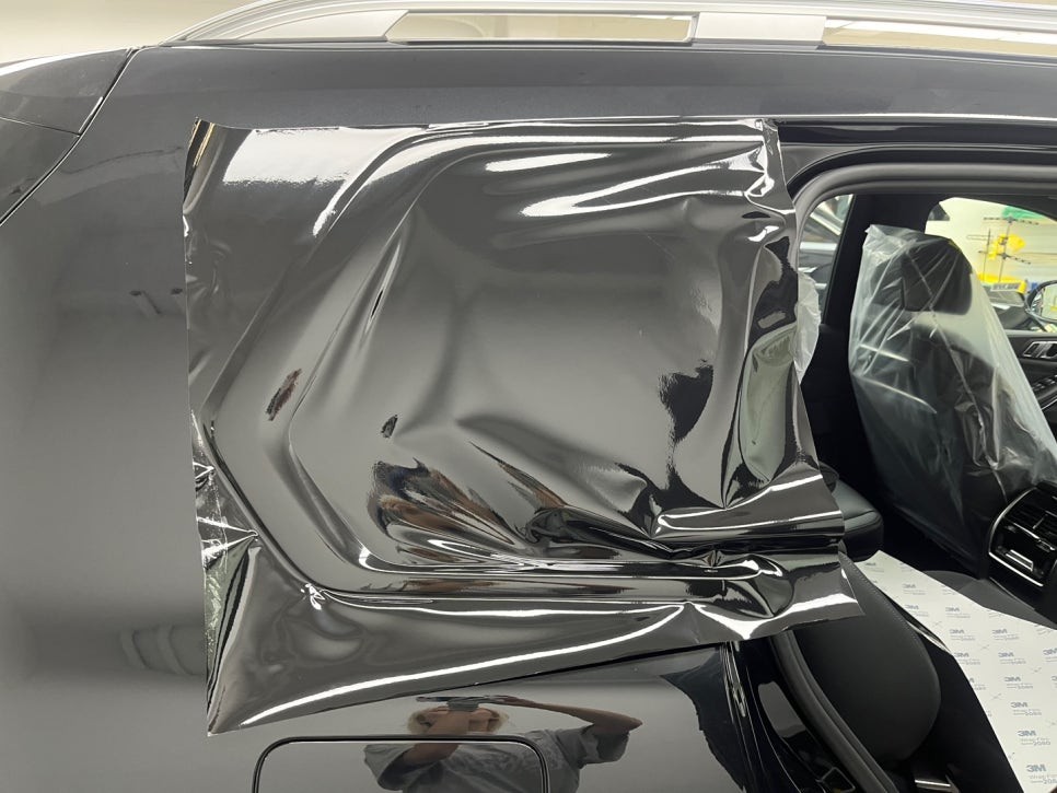 송파 PPF BMW X7 근접샷 있는 전체 시공 크롬죽이기 까지