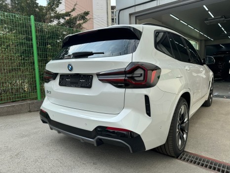 잠실 랩핑 BMW iX3 부분 랩핑, 전기차 느낌 확 살리기 / 서초, 강남, 양재