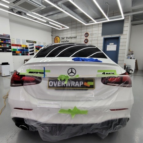 벤츠 A 클래스 AMG A35 루프스킨+부분랩핑+생활보호PPF