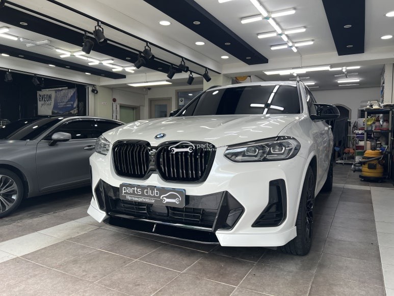 BMW G01 iX3 그릴 교체, 프론트립 장착 바디킷 튜닝