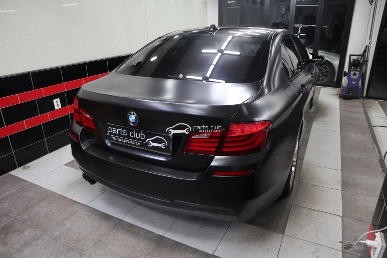 [파츠클럽] BMW F10 520d 사틴블랙 전체랩핑 포인트 / 서울 양천