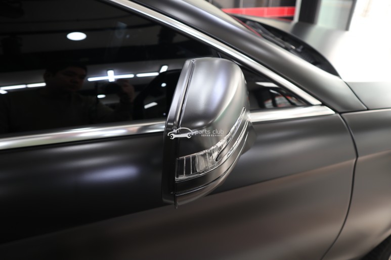 벤츠 W218 CLS400 사틴블랙 전체랩핑 이미지