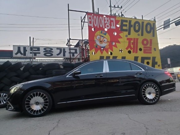 벤츠 마이바흐 톱니 중고 20인치 래프리카 휠타이어 한대분 판매합니다 / 경기 포천 소흘