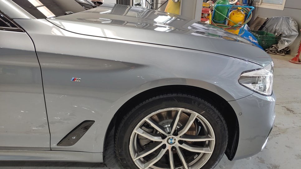 BMW 520d 판금도색 펜더 범퍼 외형복원 / 파주pga모터스