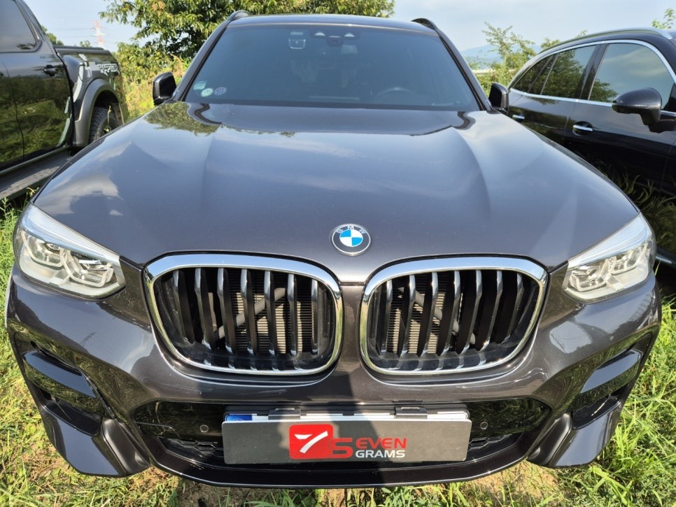 경기북부 / 파주 수입차 전문 세븐그램스에서 진행한 BMW X3 앞 범퍼 휀다 몰딩 판금 도장, 라이트 수리 후기 / 경기 고양 / 고양.일산.김포
