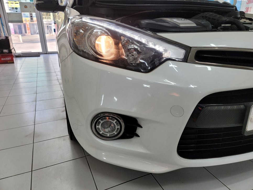 K3 쿱 인증 LED 헤드램프 전조등 장착으로 야간 운전 개선하기[울산 패스트카]