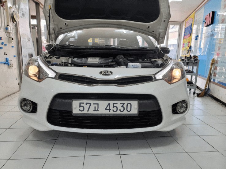 K3 쿱 인증 LED 헤드램프 전조등 장착으로 야간 운전 개선하기[울산 패스트카]