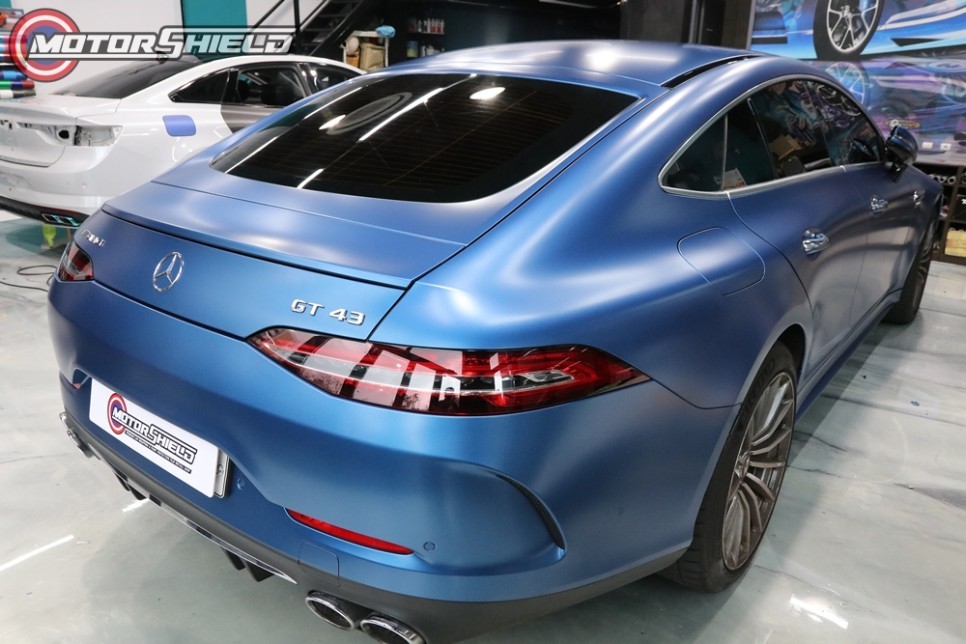 찰.떡.궁.합!!벤츠 GT43 AMG 다크 블루 메탈릭  전체 랩핑by 대전랩핑 & 대전PPF 모터쉴드 / 대전 유성구