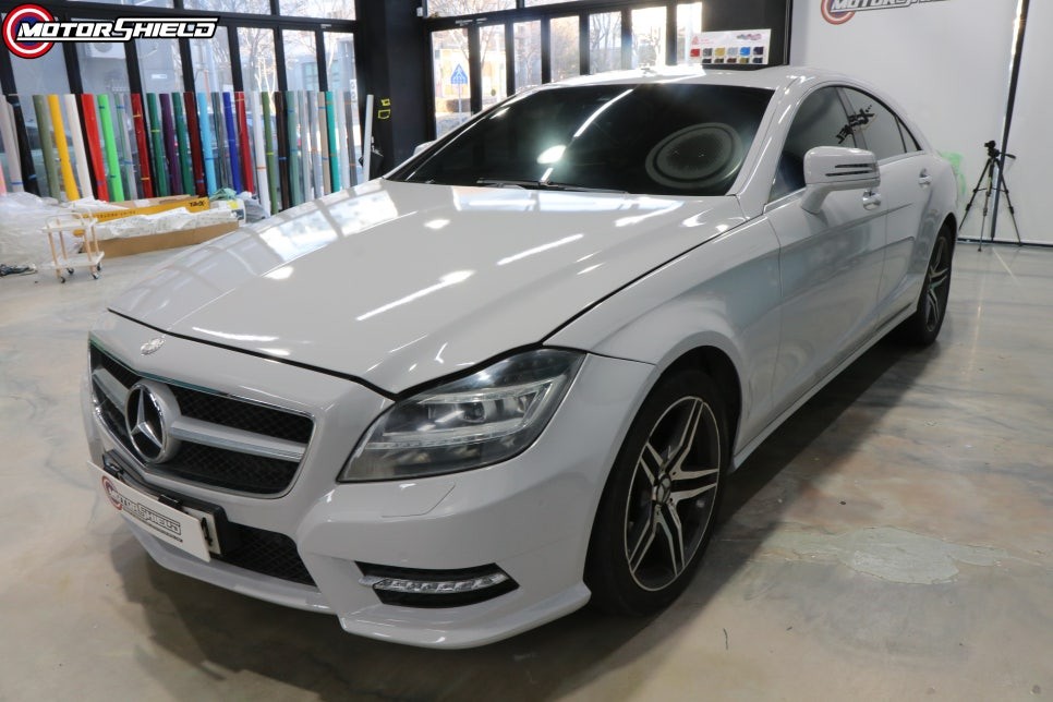 벤츠 CLS 63 AMG 3M 스톰 그레이 전체랩핑 시공by 대전랩핑 & 대전PPF 모터쉴드 / 대전 유성