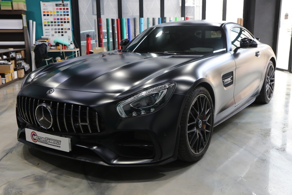 메르세데스 벤츠 AMG GTs 텍랩 네이비 블랙 전체랩핑by 대전랩핑 & 대전PPF 모터쉴드 / 대전 유성구