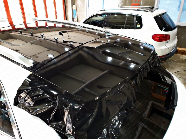 부산자동차랩핑 링컨 노틸러스 전체랩핑으로 신차 색상 변경도 인기 인기! / 부산 해운대구