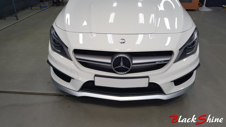 부산.울산.경남 / [울산랩핑][포인트랩핑] 벤츠 CLA45 AMG 카본+레드컬러 포인트랩핑 - 블랙샤인 울산점 / 울산광역시 남구 / 울산