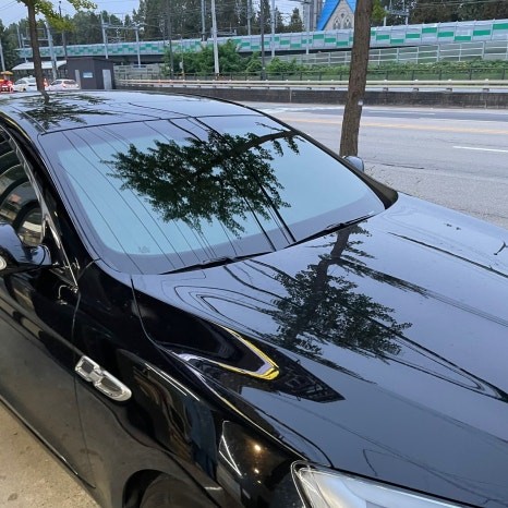 안산 레인보우썬팅 V90 기아K7 전체 재시공 후기