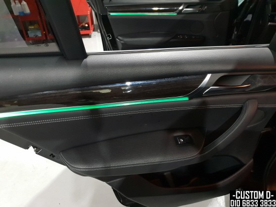 BMW F25 X3 엠비언트 라이트 64컬러 가변 LED무드등 실내 튜닝 / 인천 남동구