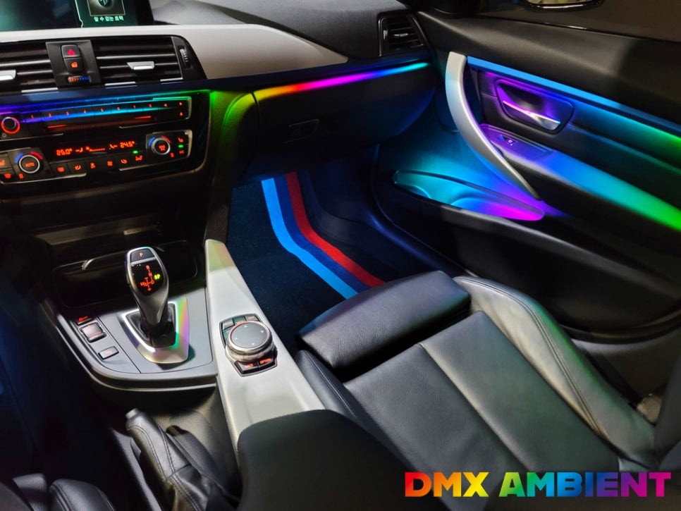BMW F30 3시리즈 엠비언트 도어 대시보드 시공 노하우 / 인천 남동구