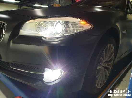 BMW F10 5시리즈 HID 순정 교체 광량 업! LED 안개등 튜닝 / 인천 남동구