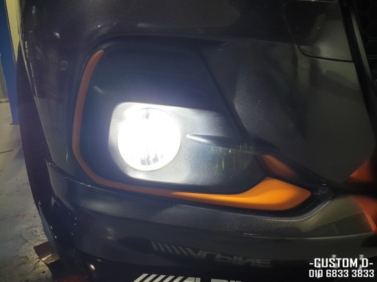 스파크 6000K LED 안개등, 후진등 전구 교체 튜닝! / 인천 남동구