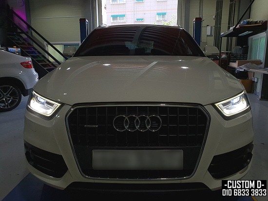 아우디 Q3 HID 광량업! 6000K D3S 벌브 전구 교체 인천 LED튜닝샵 / 인천 남동구