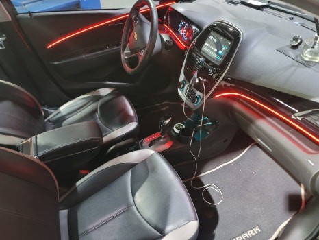 쉐보레 스파크 엠비언트 실내 무드 튜닝 / 인천 남동구