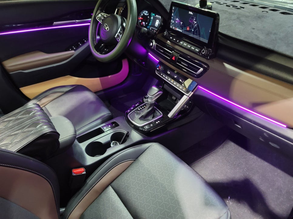 셀토스 엠비언트 튜닝, 초슬림 아크릴로 완성하는 순정 감성 조명 / 인천 남동구