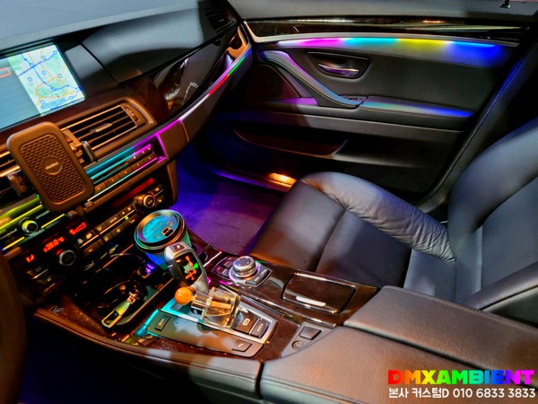 BMW F10 520D 무빙 엠비언트 요즘 핫한 실내 튜닝 DMX 모션 무드등! / 인천 남동구