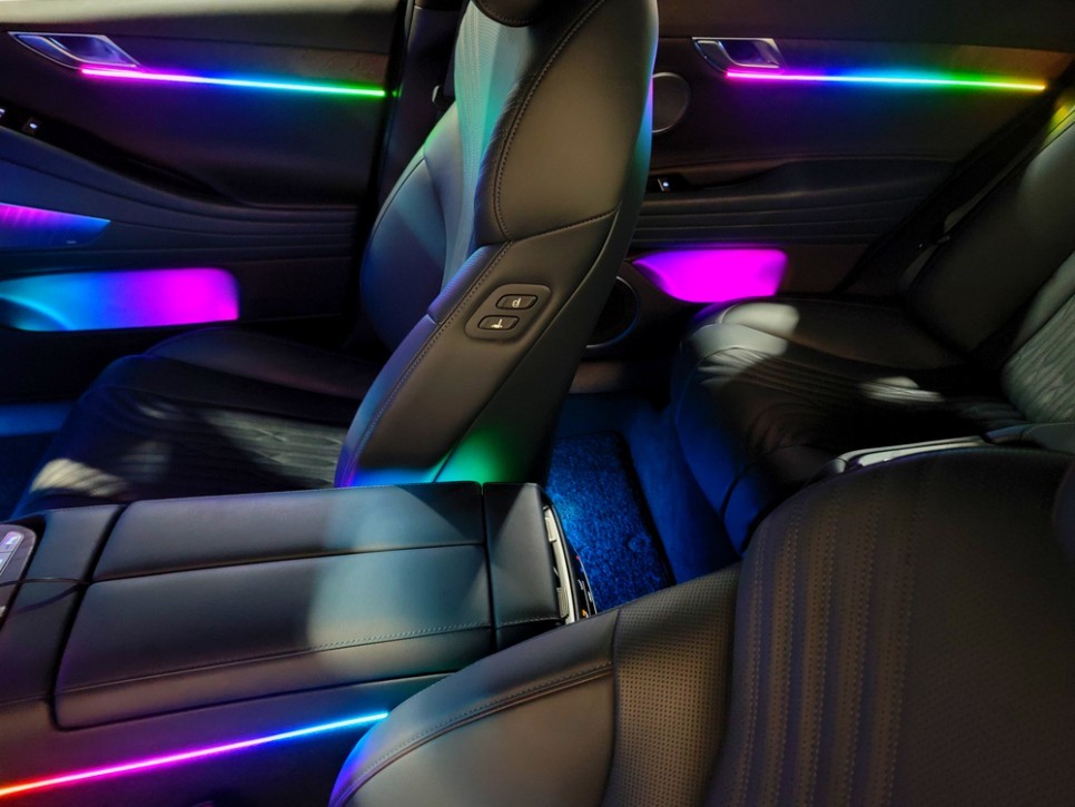 인천 G80 엠비언트 라이트 DMX 무빙 무드등 시공 가격도 착한데? 서비스도 팍팍! / 인천 남동구