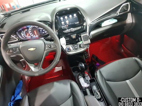 더 뉴 스파크 LED풋등 15가지 색상 가변 RGB무드등 실내 튜닝 / 인천 남동구