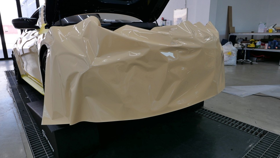 고광택 랩핑, BMW 신형 M4(G82) 엘비(LB)필름 전체랩핑 / 하남, 미사