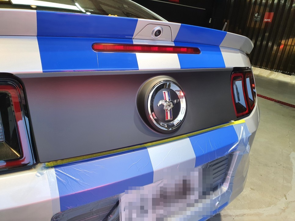 머스탱 트렁크 하이그로시 무광 랩핑하기 플딥으로 / 울산 북구, 부산, 포항