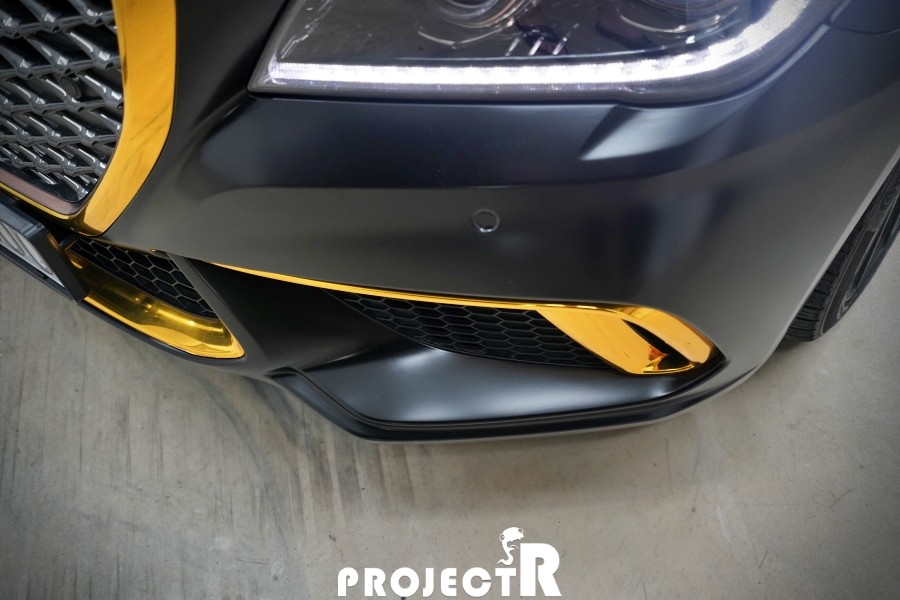 제네시스 G80 에이버리 사틴블랙 전체 랩핑 시공, 부천 자동차랩핑 프로젝트알 / 부천 원미구 상동